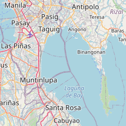 Find distance between Santa Cruz Laguna and Manila