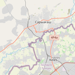 Tashkent City, UZ Climate Zone Map