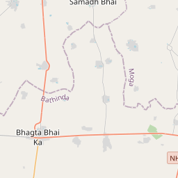 Bhagta Bhai Ka Map Distance From Phul, Punjab To Bhagta Bhai Ka, Punjab