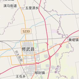 武陟乡镇地图图片