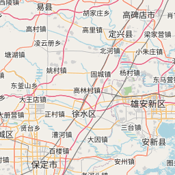 从河北省雄县到河北省易县的距离